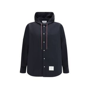 Thom Browne Men Nylon Cotton Hooded Jacket